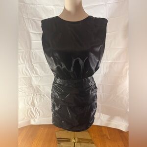 TCEC Black Sheath Dress Knee-Length Sleeveless for Cocktail